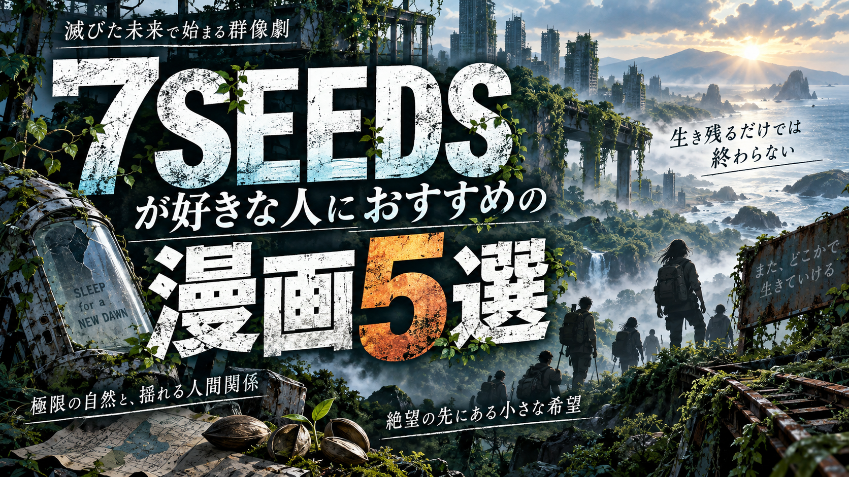 『7SEEDS』に似た漫画5選【好きな人におすすめの終末・サバイバル作品】