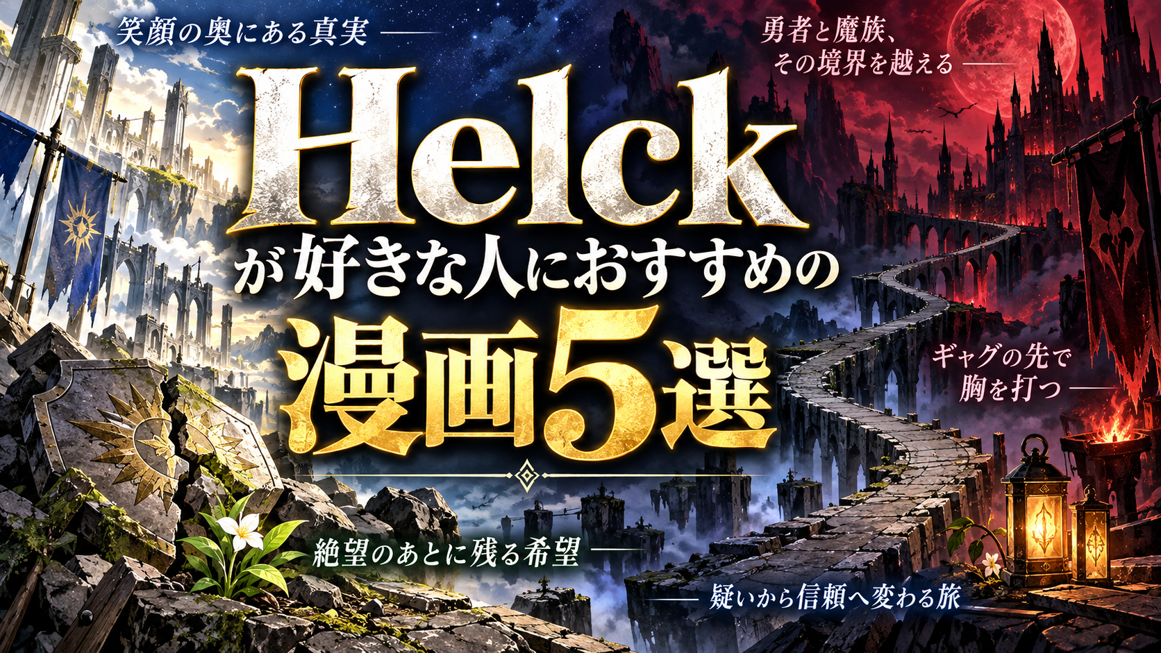 『Helck』に似た漫画5選【好きな人におすすめのファンタジー作品】