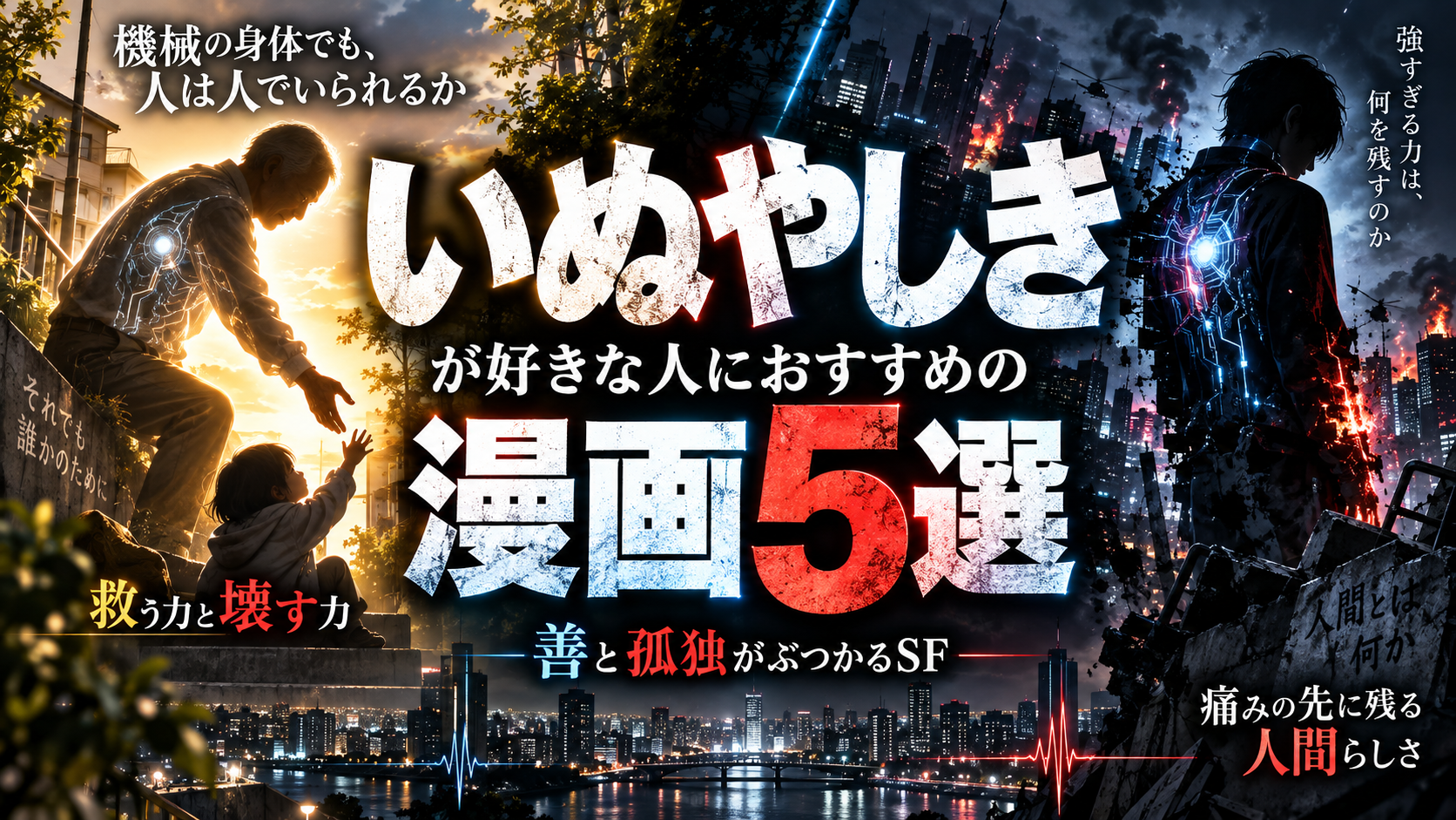 『いぬやしき』に似た漫画5選【好きな人におすすめのSF・ダークヒーロー作品】